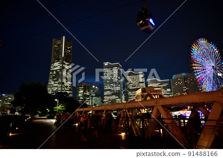 Yokohama cabin evening / night view 91488166