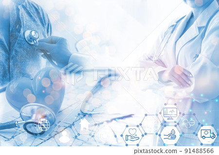 Double exposure microscope Young woman scientific using equipment in the laboratory for research.Biotechnology,development,chemical,study,vaccine,COVID-19. Photo concept experimentation and research. Double exposure microscope Young woman scientific using equipment in the laboratory for research.Biotechnology,development,chemical,study,vaccine,COVID-19. Photo concept experimentation and research. 91488566