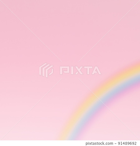 彩虹和天空素材 91489692