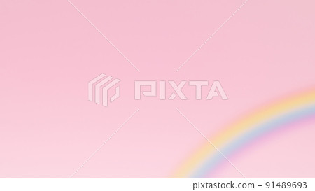 Rainbow and sky material 91489693