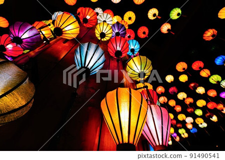 Asian lantern festival / festival at night 91490541
