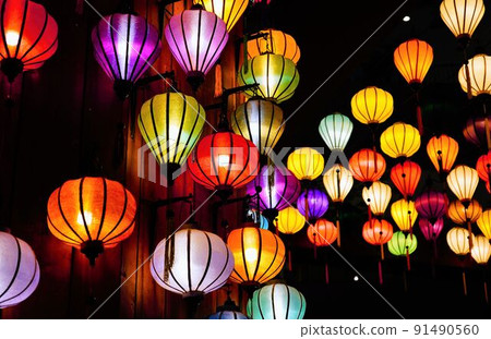 Asian lantern festival / festival at night Asian lantern festival / festival at night 91490560