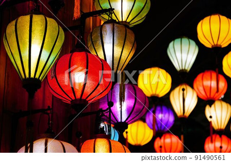 Asian lantern festival / festival at night Asian lantern festival / festival at night 91490561