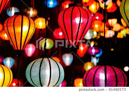 Asian lantern festival / festival at night 91490573