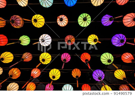 Asian lantern festival / festival at night Asian lantern festival / festival at night 91490579