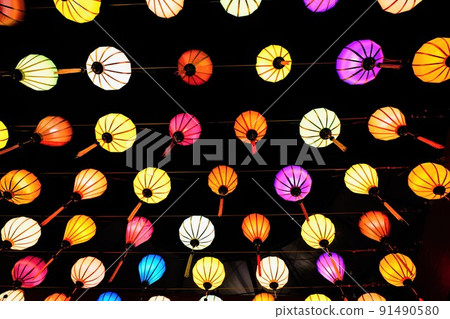 Asian lantern festival / festival at night Asian lantern festival / festival at night 91490580