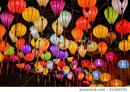 Asian lantern festival / festival at night 91490593