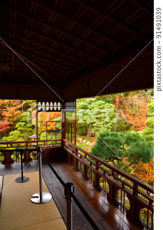Autumn leaves of the former Saito family villa (Niigata Prefecture) Autumn leaves of the former Saito family villa (Niigata Prefecture) 91491039