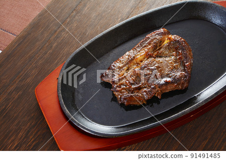 Hokkaido sika deer steak Hokkaido sika deer steak 91491485