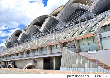Scenery of Fukuoka City Fukuoka Marine Messe Scenery of Fukuoka City Fukuoka Marine Messe 91492987