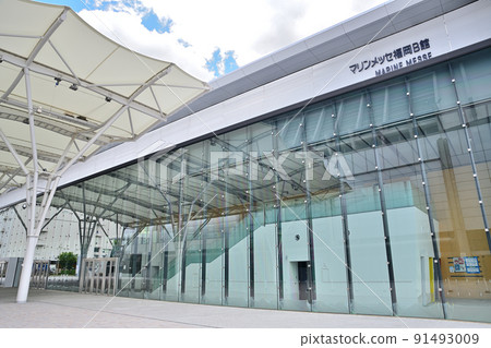 Scenery of Fukuoka City Fukuoka Marine Messe Scenery of Fukuoka City Fukuoka Marine Messe 91493009