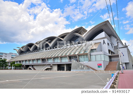 Scenery of Fukuoka City Fukuoka Marine Messe Scenery of Fukuoka City Fukuoka Marine Messe 91493017
