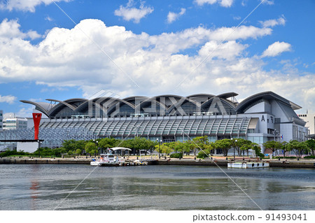 Scenery of Fukuoka City Fukuoka Marine Messe Scenery of Fukuoka City Fukuoka Marine Messe 91493041