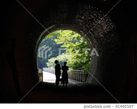 Former Shin-Etsu Main Line tunnels Abandoned railway traces of Abt-type railways Former Shin-Etsu Main Line tunnels Abandoned railway traces of Abt-type railways 91495507