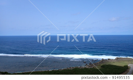 與那國島的海岸 91495535