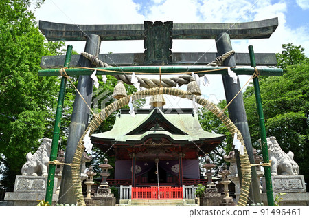 埼玉縣本城市兒玉町東石清水八幡宮銅牌坊 埼玉縣本城市兒玉町東石清水八幡宮銅牌坊 91496461