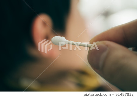 棉籤 拭子 兒童 91497832