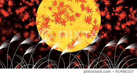 Jugoya Tsukimi Miscanthus background 91498107