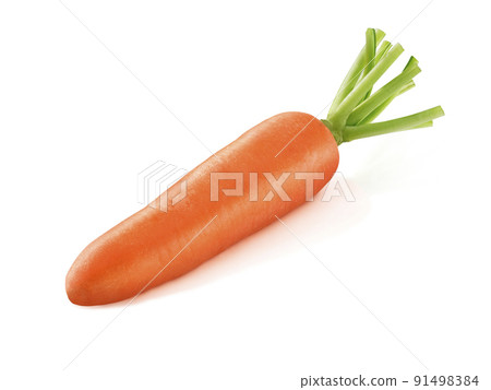 Carrot isolated on a withe background 91498384