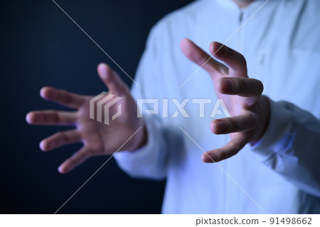 手 前端 結束 91498662