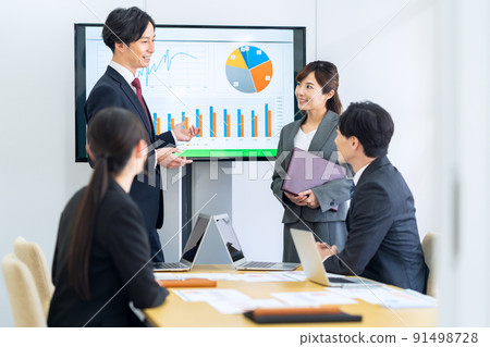 Meeting team business businessman office Meeting team business businessman office 91498728