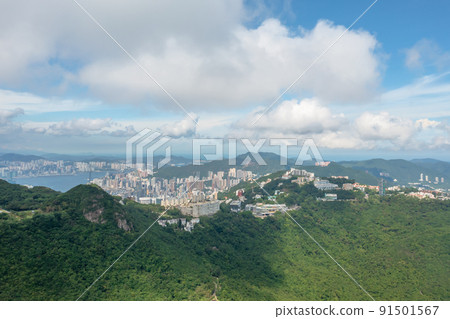 a  Luxury house at the peak of hong kong. 1 May 2022 91501567