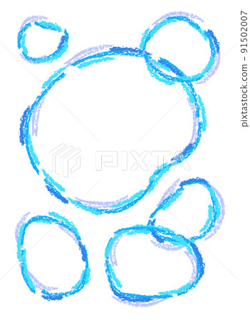 Crayon touch frameset blue 91502007