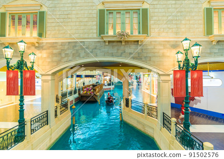 Luxury interior building with canal Macao 91502576
