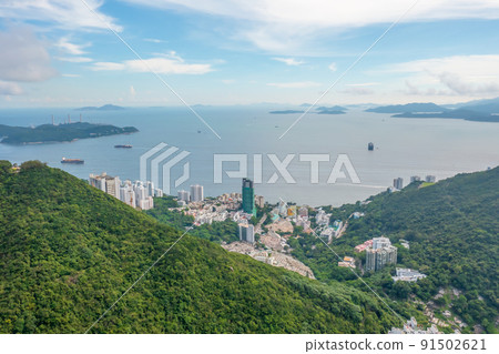 a landscape of Telegraphy Bay hong kong 1 May 2022 91502621