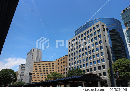 仙台市青葉區東二番町通周邊的建築街區 仙台市青葉區東二番町通周邊的建築街區 91503496