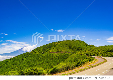 (Shizuoka) Hakone Skyline and Mt. Fuji (Shizuoka) Hakone Skyline and Mt. Fuji 91504408
