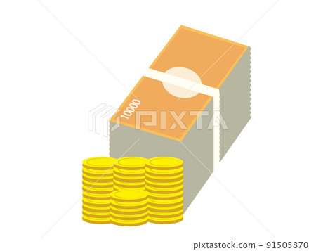 Banknotes and coins Banknotes and coins Japanese bills Stacked obi Rich background transparent illustration Banknotes and coins Banknotes and coins Japanese bills Stacked obi Rich background transparent illustration 91505870