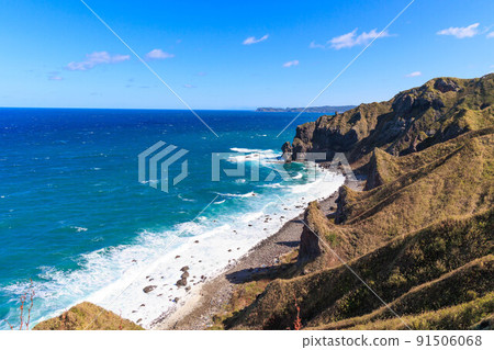 Cape Kamui in autumn in Hokkaido 91506068