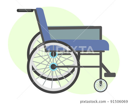 Wheelchair Wheelchair Simple Icon Background Transparent Illustration 91506069