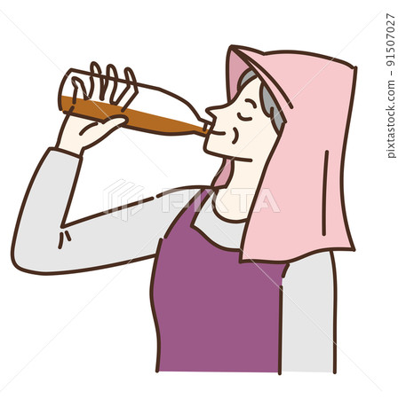 中暑措施女主婦補水大麥茶 中暑措施女主婦補水大麥茶 91507027