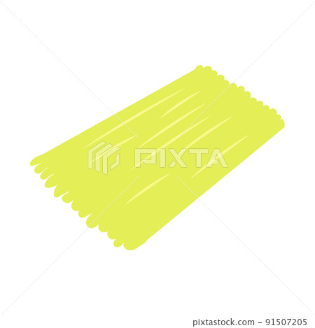 Carpet or cozy mat cartoon floor decoration interior. Round rug or roll cloth rag fabric vector illustration. Indoor room decorative fabric element. Flooring ornament isolated icon and doormat 91507205