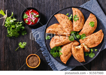 empanadas, fried hand pie with boiled egg filling empanadas, fried hand pie with boiled egg filling 91507980