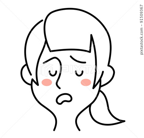 School girls who fall down 91509367