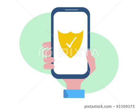 Smartphone lock screen Security app Security settings Download Key installation 91509373