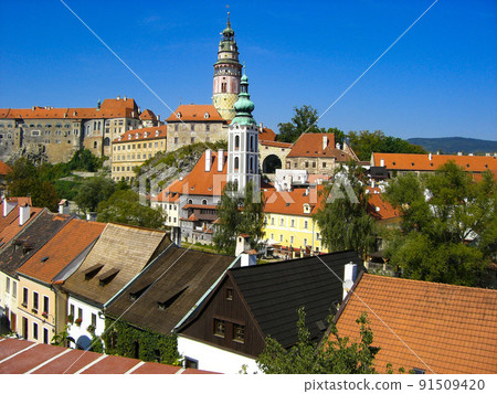 Beautiful landscape Cesky Krumlov Beautiful landscape Cesky Krumlov 91509420