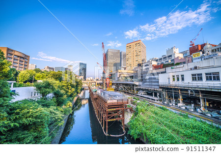 Hope for improvement work of JR Ochanomizu Station, Tokyo cityscape of Japan Hope for improvement work of JR Ochanomizu Station, Tokyo cityscape of Japan 91511347
