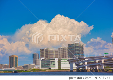 Odaiba / Ariake sky Odaiba / Ariake sky 91511757