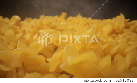 Close up view on fresh pasta - ready to cook 91512882
