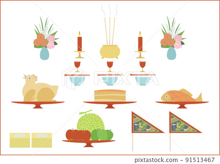 Chinese New Year's Day Good Brother Offerings 91513467