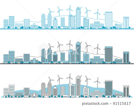 Skyscraper big city background material Skyscraper big city background material 91515817