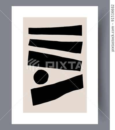 Printable wall art vector poster set. Printable wall art vector poster set. 91516682
