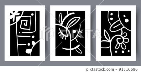 Printable wall art vector poster set vector. Printable wall art vector poster set vector. 91516686