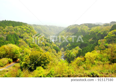 【大和町，深150m至200m的壯麗U型山谷，九州大峽谷，水橫峽】 91517580