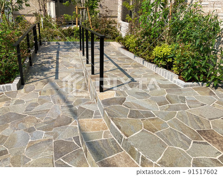 Barrier-free slope for fashionable new condominiums 91517602