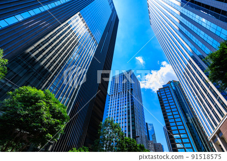 Cityscape of Nishi-Shinjuku, Shinjuku-ku, Tokyo Sumitomo Realty & Development Shinjuku Grand Tower and Shinjuku Front Tower 91518575